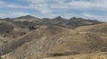 Along the road from San Pedro de Tiquina to Copacabana on the Titicaca lake, the largest highaltitude lake in the world 3808m Royalty Free Stock Photo